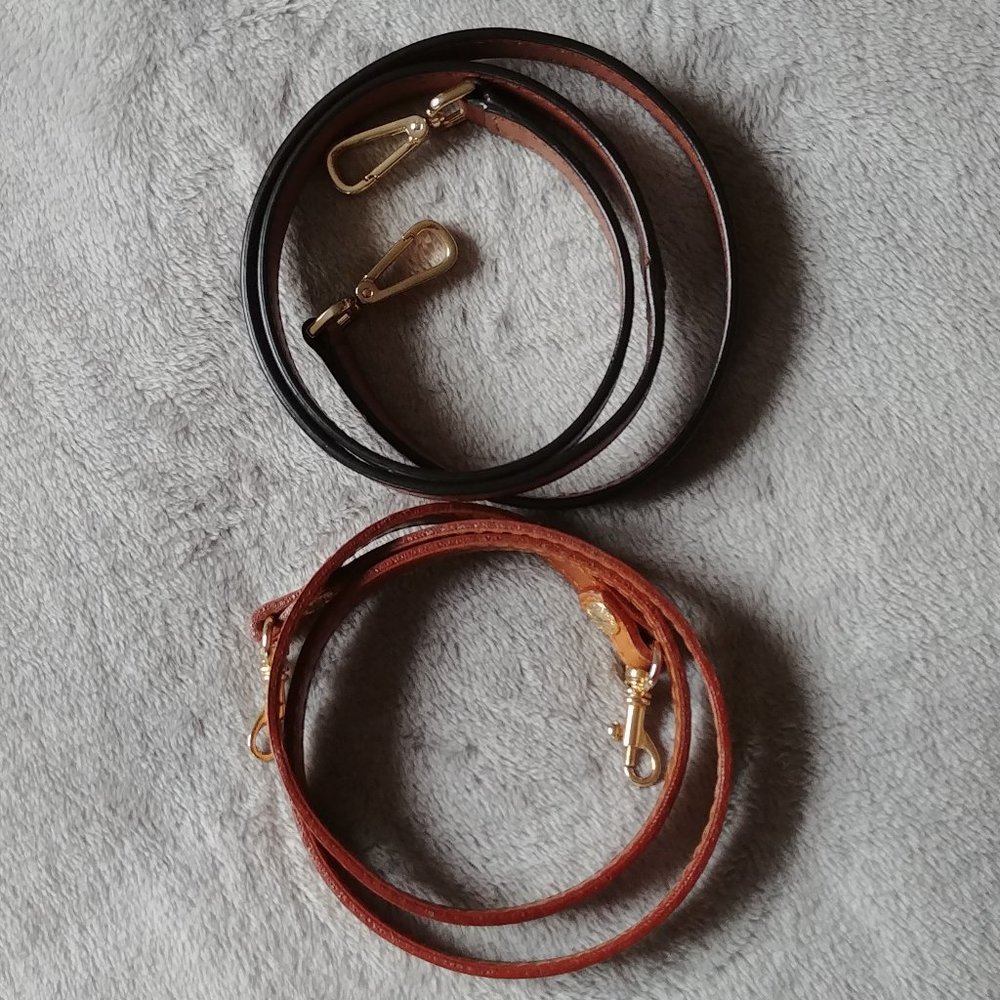 2  DESIGNER purse straps